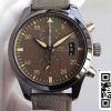 IWC Pilot IW388002 1:1 Best Edition V6 Factory Ceramics Charcoal Gray Dial
