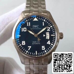 IWC パイロット・マークXVII IW326501 MKSファクトリー 1:1ベスト・エディション スイスETA2892 ブルー文字盤
