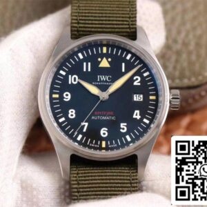 IWC パイロットスピットファイア IW326801 1:1ベストエディション MKSファクトリー ブラックダイヤルスイス ETA9015