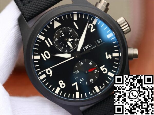 IWC Pilot TOP GUN IW389001 1 1 Лучшая версия ZF Factory Black Dial US Replica Watch 1098 IWC Pilot TOP GUN IW389001 1:1 Лучшая версия ZF Factory Black Dial