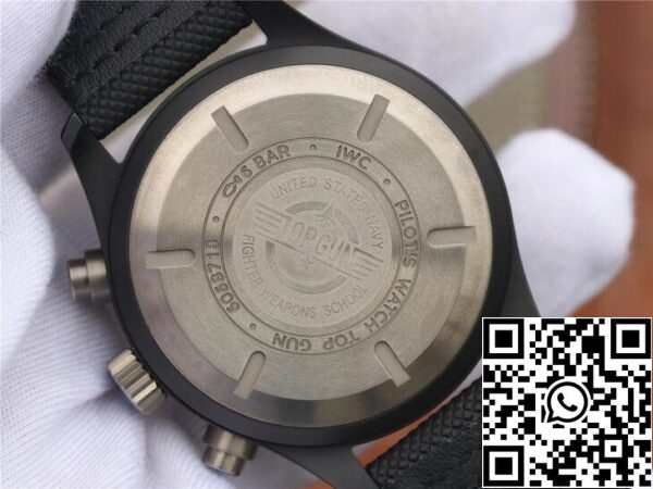 IWC Pilot TOP GUN IW389001 1 1 Лучшая версия ZF Factory Black Dial US Replica Watch 164 IWC Pilot TOP GUN IW389001 1:1 Лучшая версия ZF Factory Black Dial
