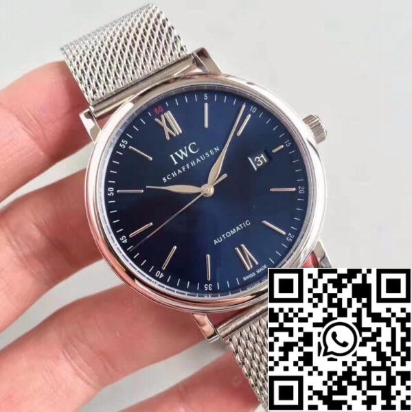 IWC 포르토피노 IW356512 MKS 팩토리 1 1 베스트 에디션 스위스 ETA2892 블루 선버스트 다이얼 미국 복제 시계 2854 IWC 포르토피노 IW356512 MKS 팩토리 1:1 베스트 에디션 스위스 ETA2892 블루 선버스트 다이얼