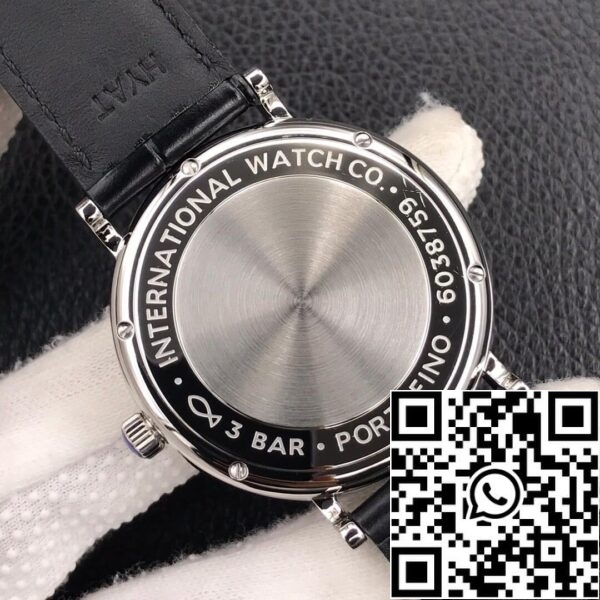 IWC Portofino Moon Phase IW459402 1 1 Лучшее издание MKS завода синий циферблат США Реплика Смотреть 1784 IWC Portofino Moon Phase IW459402 1:1 Лучшее издание MKS завода синий циферблат