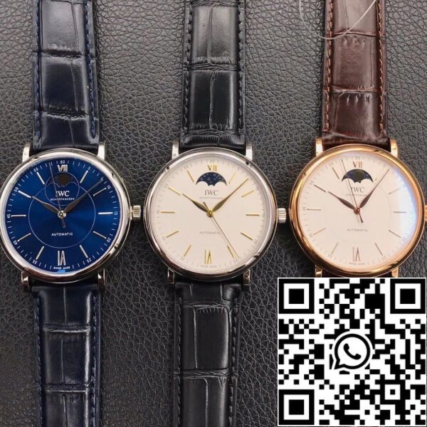 IWC Portofino Moon Phase IW459402 1 1 Лучшее издание MKS завода синий циферблат США Реплика часы 9756 IWC Portofino Moon Phase IW459402 1:1 Лучшее издание MKS завода синий циферблат