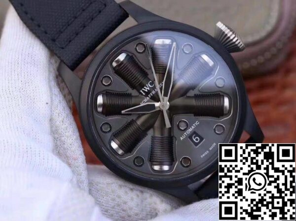 IWC Schaffhausen Pilot Top Gun 44 1 1 Best Edition Swiss ETA A23J Special What-if Concept Fuse Dial US Replica Watch 6166 IWC Schaffhausen Pilot Top Gun 44 1:1 Best Edition Swiss ETA A23J Special What-if Concept Fuse Dial