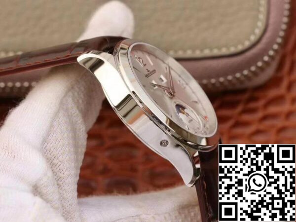 Jaeger LeCoultre Master Calendar 1558420 OM gyár 1 1 Best Edition Swiss ETA866 White dial US Replica Watch 6908 Jaeger-LeCoultre Master Calendar 1558420 OM gyár 1 1:1 Best Edition Swiss ETA866 White dial