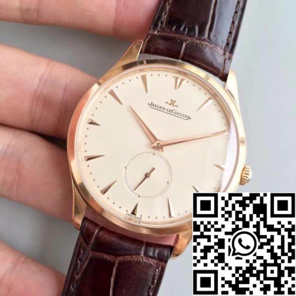 Jaeger LeCoultre Master Ultra Thin Q1352520 ZF Factory 1 1 Best Edition švicarski ETA896 Creamy dial sub drugi ZDA replika Watch 2398 Jaeger-LeCoultre Master Ultra Thin Q1352520 ZF Factory 1: 1 Best Edition švicarski ETA896 Creamy dial sub drugi