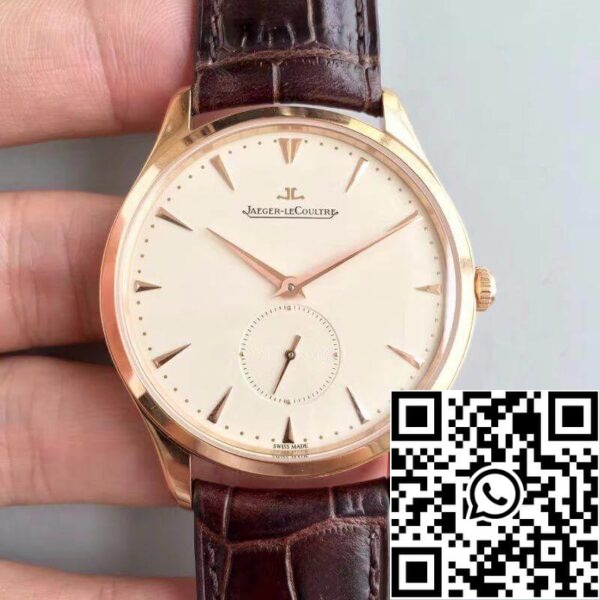 Jaeger LeCoultre Master Ultra Thin Q1352520 ZF Factory 1 1 Best Edition švicarski ETA896 Creamy dial sub drugi ZDA replika Watch 8567 Jaeger-LeCoultre Master Ultra Thin Q1352520 ZF Factory 1: 1 Best Edition švicarski ETA896 Creamy dial sub drugi
