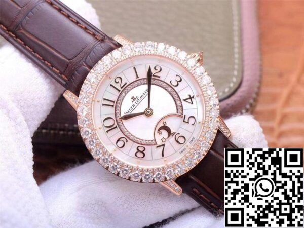 Jaeger LeCoultre Rendez Vous Q3523570 1 1 Best Edition ZF Factory Rose Gold Diamond švicarski ETA925B 1 ZDA replika Watch 8894 Jaeger LeCoultre Rendez Vous Q3523570 1: 1 Best Edition ZF Factory Rose Gold Diamond švicarski ETA925B/1