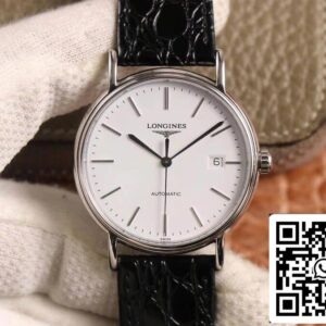 Longines Presence L4.790.4.12.2 1:1 Best Edition KY factory White Dial