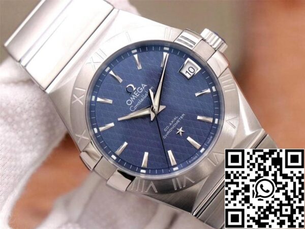 Omega Constellation 123 10 38 21 03 001 1 1 Melhor Edição VS Fábrica Mostrador Azul Suíço ETA8500 US Réplica Relógio 4013 Omega Constellation 123.10.38.21.03.001 1:1 Melhor Edição VS Fábrica Mostrador Azul Suíço ETA8500