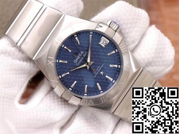 Omega Constellation 123 10 38 21 03 001 1 1 Melhor Edição VS Fábrica Mostrador Azul Suíço ETA8500 US Réplica Relógio 4015 Omega Constellation 123.10.38.21.03.001 1:1 Melhor Edição VS Fábrica Mostrador Azul Suíço ETA8500