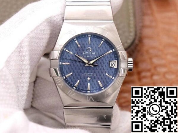 Omega Constellation 123 10 38 21 03 001 1 1 Melhor Edição VS Fábrica Mostrador Azul Suíço ETA8500 US Réplica Relógio 933 Omega Constellation 123.10.38.21.03.001 1:1 Melhor Edição VS Fábrica Mostrador Azul Suíço ETA8500