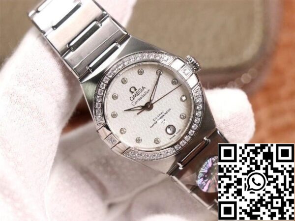 Omega Constellation 131 15 29 20 52 001 1 1 Best Edition 3S Factory V5 Silver Diamond Bezel US Replica ρολόι 42 Omega Constellation 131.15.29.20.52.001 1:1 Best Edition 3S Factory V5 Silver Diamond Bezel