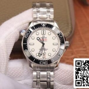 Omega Seamaster 210.30.42.20.04.001 300M 1:1 Best Edition VS tehdas valkoinen keraaminen Dial Sveitsin 8800