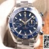 Omega Seamaster 215 30 46 51 03 001 1 1 Лучшее издание OM Factory V3 с синим керамическим ободком Реплика часов США 2132 Omega Seamaster 215.30.46.51.03.001 1:1 Лучшее издание OM Factory V3 с синим керамическим ободком