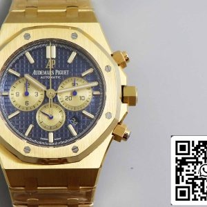 Audemars Piguet Royal Oak 26331BA 1:1 Best Edition OM Factory Blue Dial Yellow Gold