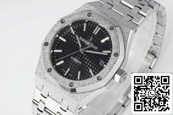 a1700155824444 8404 Audemars Piguet 15454 Frost Gold 1:1 najlepsza edycja czarna tarcza