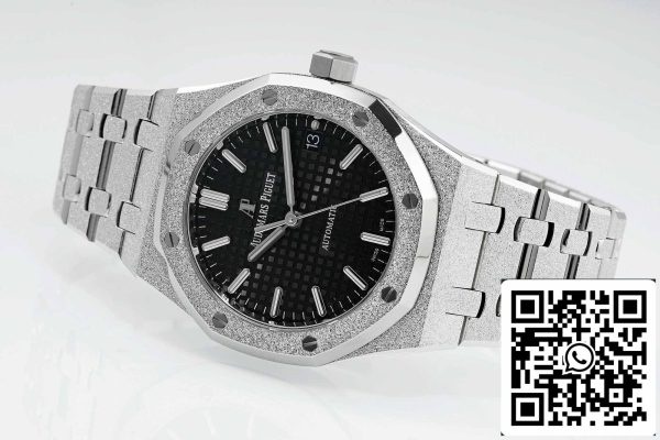 a1700155824445 8261 Audemars Piguet 15454 Frost Gold 1:1 najlepsza edycja czarna tarcza
