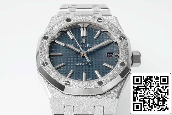 a1700159042692 5456 Audemars Piguet 15454 Frost Gold 1:1 best edition Blue dial