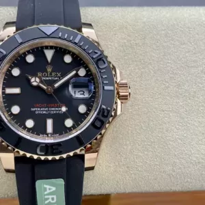 Rolex Yacht-Master 40 Black Dial Rose Gold  M126655-0002  1:1 Best Edition AR Factory Counterweight Version