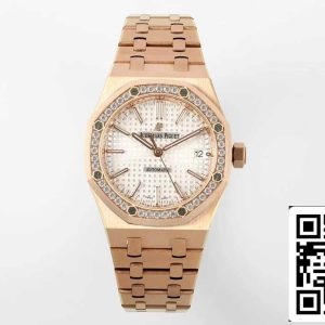 オーデマピゲ15451OR.ZZ.1256OR.01 IPファクトリー1:1ベストエディションホワイトダイヤルローズゴールド