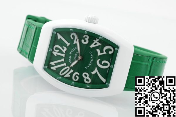 i1721446673 3328 8 Franck Muller V32 Naisten Yachting 1:1 Best Edition ABF Factory Vihreä kellotaulu