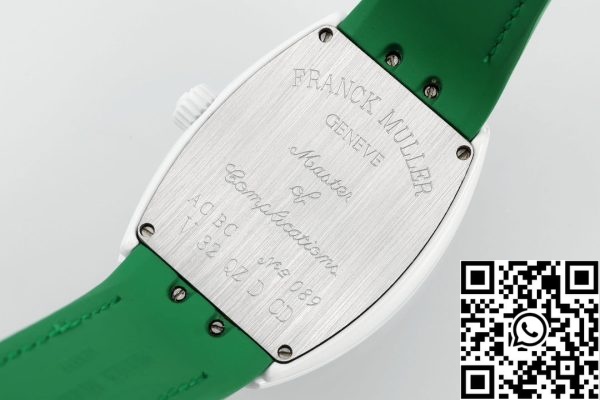 i1721446673 7205 4 Franck Muller V32 Naisten Yachting 1:1 Best Edition ABF Factory vihreä kellotaulu