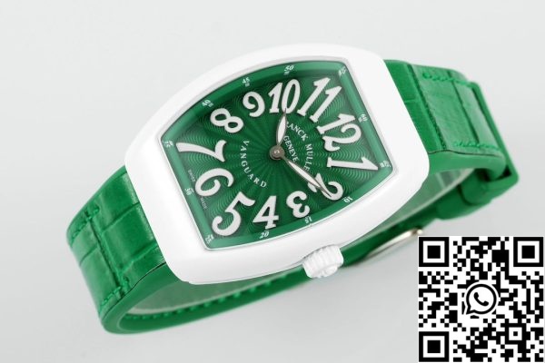 i1721446673 9550 7 Franck Muller V32 Naisten Yachting 1:1 Best Edition ABF Factory vihreä kellotaulu