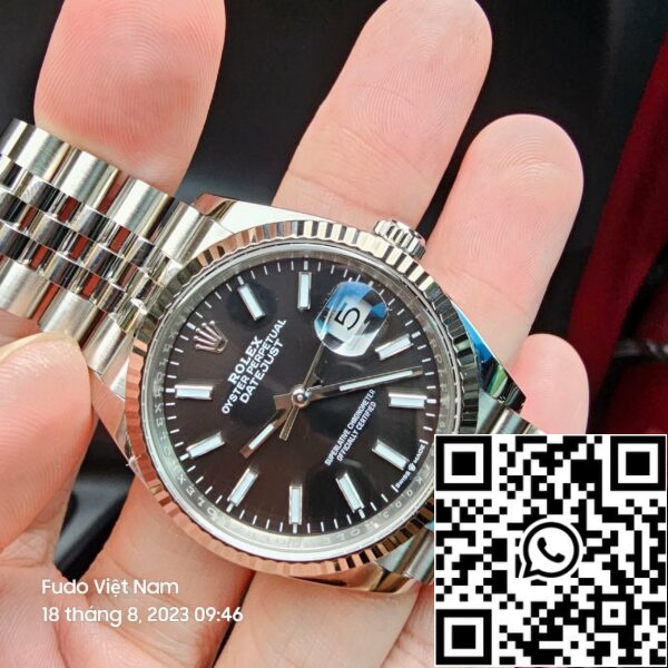 z4617918709246 4c1df186a9a37d3907cbbfc4e4ef840c Rolex Datejust M126234-0015 36MM с реальными фотографиями Чистый заводской черный циферблат