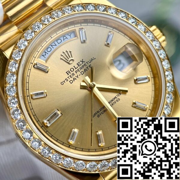Z4620356912505 D045BD1091F2BC4D9DBA8644159FCC9F C7116F56 C50A 4F2B BF67 28360D199C99 롤렉스 데이 데이트 40 228348RBR-0002 옐로우 골드 18k 골드, 인조 다이아몬드 세팅