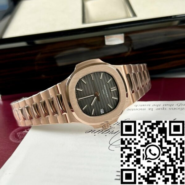 z4620629014004 bda5fb0acd9374a1db96005e661027bb パテックフィリップノーチラス5711/1R-001 -3K工場から18Kローズゴールドのラップ