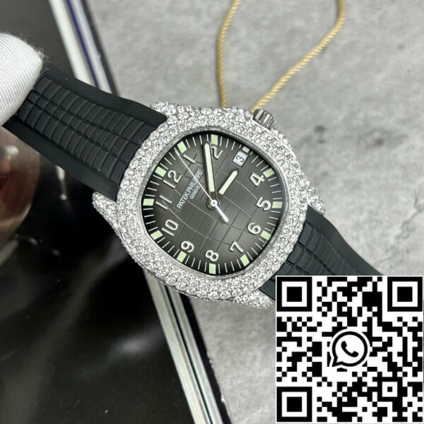 z4634297079655 dbb3d294426cc70f17906398ae81e953 Patek Philippe Aquanaut 5167A-001 1:1 Best Edition 3K Factory Custom Mossaniitti