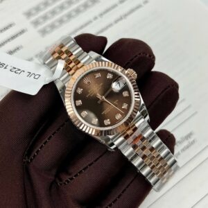 ロレックス レディデイトジャスト 279171 31mm チョコレート文字盤 ダイヤモンド