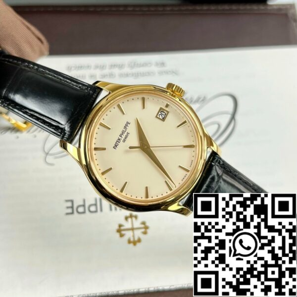 z4646361246333 fd5ba6abbacfcb3d66fe7f3b54bef215 Patek Philippe Calatrava 5227J-001 coated 18k gult guld 3K Factory