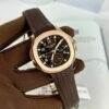 파텍 필립 5164R-001 아쿠아넛 40.8mm 18k 로즈 골드, ZF 팩토리 제작