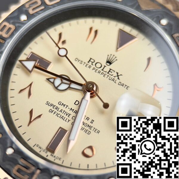 z4685280203093 bfe67f829490d72c3b66d6c328a73e19 Rolex GMT-MASTER II Diw арабский орел 1:1 Лучшее издание коричневый ремешок ткань