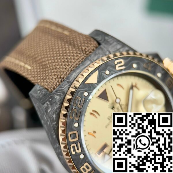 z4685280206651 56a4a83e9350cb04b39785598761a77b Rolex GMT-MASTER II Diw арабский орел 1:1 Лучшее издание коричневый ремешок ткань