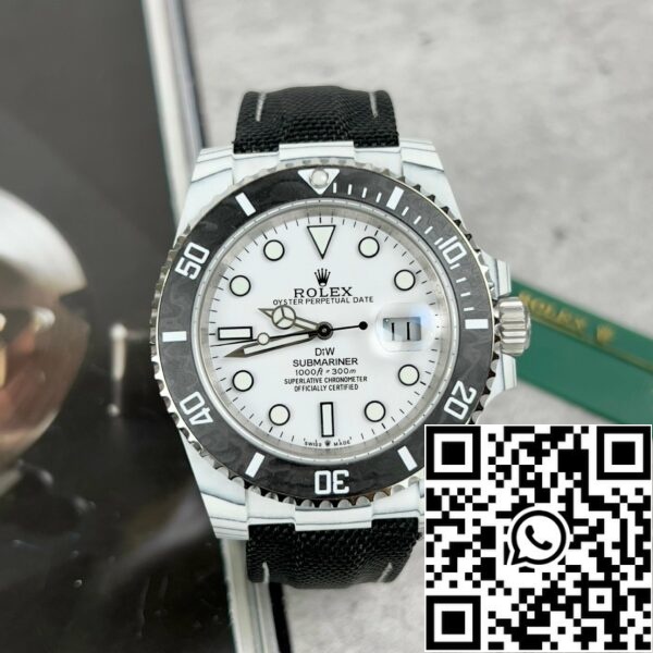 Z4685280538857 2CBA26BA430701BC6B40133D09257D13 롤렉스 GMT-MASTER II Diw 1:1 베스트 에디션 블랙 패브릭 스트랩 화이트 다이얼