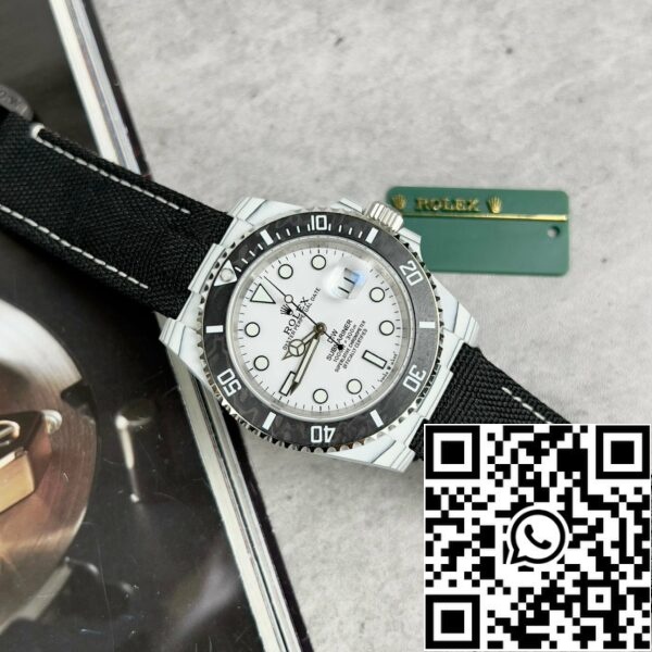 Z4685280546446 0E589FB0315B62AA095085E3425CE72F 롤렉스 GMT-MASTER II Diw 1:1 베스트 에디션 블랙 패브릭 스트랩 화이트 다이얼