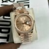 ロレックス オイスター デイデイト 40mm 228235 コーティング 18K ローズゴールド ベスト1:1 エディション 130g モアッサナイトベゼル