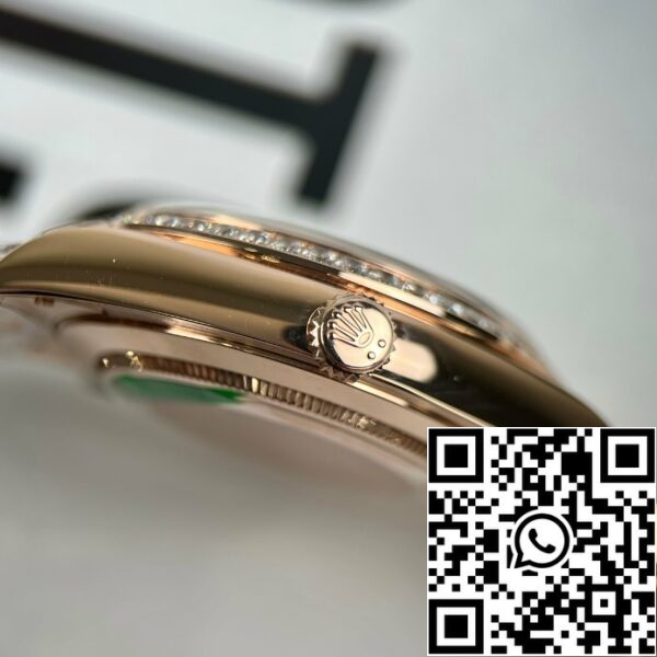 z4689778126800 2ef766ddd35d12da4c2d898b3376c15b 967257dd c22f 47bc 8081 a605fb0e48d9鱗ロレックスオイスターデイデイト40ミリメートル228235コーティング18Kローズゴールドベスト1:1エディション130グラムモアッサナイトベゼル。