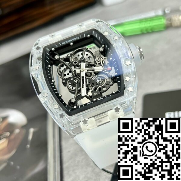 z4792886709832 b9c826cde68bdd208285ba042c93bfba Richard Mille RM055 1:1 Best Edition RM Factory Cassa in zaffiro