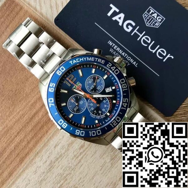 Z4808252451964 495Dabe593884B7D5E37528DB48D744A 태그호이어 포뮬러 1 크로노그래프 블루 다이얼 남성 시계 CAZ1014.BA0842 스위스 자체제작 무브먼트