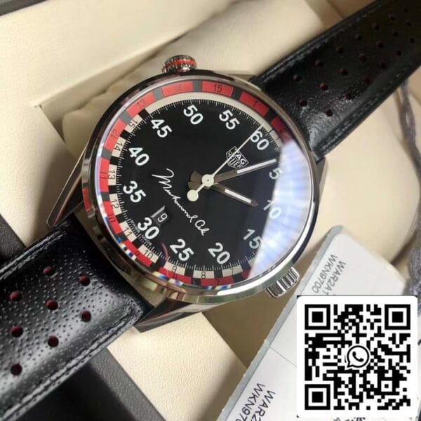 z4813752797857 fb8a83e2624e7f77a5bfc457356b7516 TAG Heuer Carrera Kaliiperi 5 "Muhammad Ali" Paras 1:1 Sveitsin alkuperäinen liike