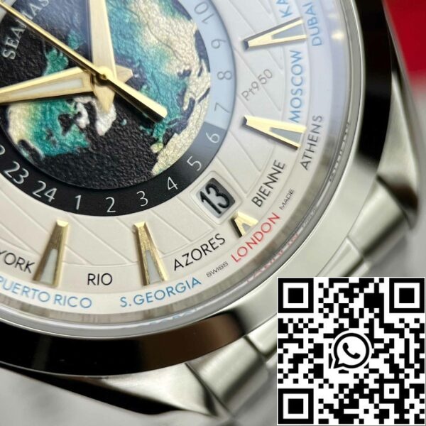 z4837258735555 99a1b7f0807c4bb3776019a926897fd9 Omega Seamaster 220.93.43.22.99.001 Aqua-Terra Worldtimer 43 - Лучшее издание 1:1