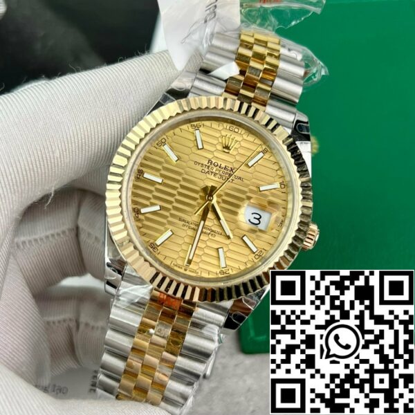 Z4841895711752 4025700D475EC631976D1BA560781048 10FFCBDB 4099 480C 8BCE 838EC4A08869 롤렉스 데이트저스트 41 126333-0022 베스트 1:1 에디션 18K 골드 랩핑