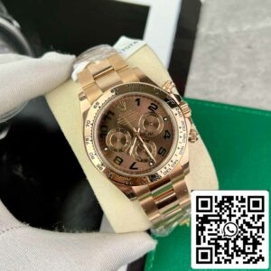 Rolex Daytona 116515 Rose Gold Chocolate Arabic Dial - BT Factory najboljša izdaja 1:1