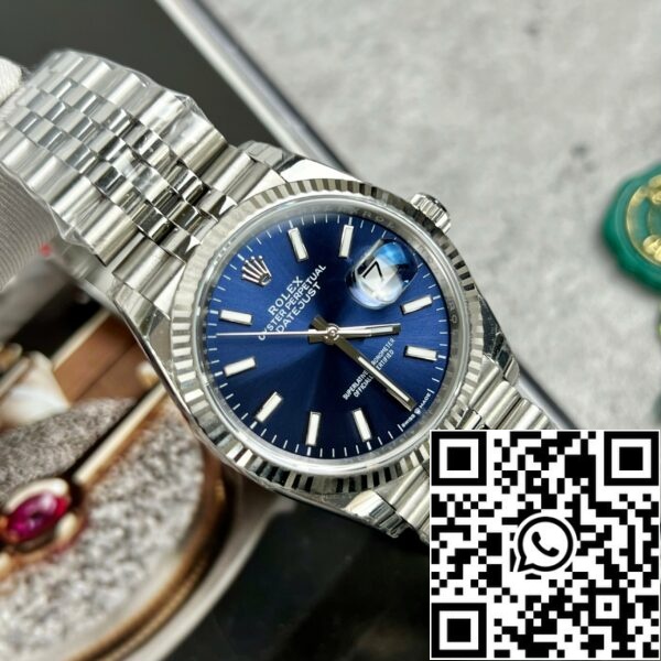 Z4853955785734 D797A28AAB58DF6F3000B1F933E3692B 스케일 롤렉스 데이트저스트 M126234-0017 오이스터스틸 1:1 베스트 에디션 EW 팩토리 블루 다이얼