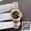 z4891870376014 2680d25eafc7f32cea4a495cb7243b7c Replica Rolex Lady-Datejust 28 279171-0003 Chocolate dial EW Factory Best Edition